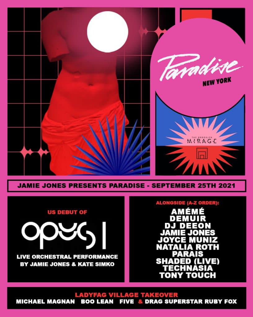 Teksupport: Jamie Jones presents Paradise
