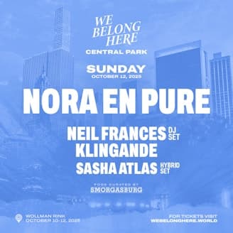 We Belong Here Central Park — Sunday