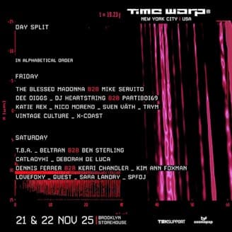 Time Warp US 2025 — Friday